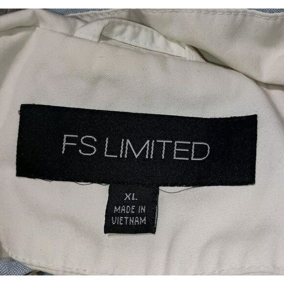 Vintage FS LIMITED Women's Stand Collar Button-Up Windbreaker Jacket Size XL - Picture 8 of 16